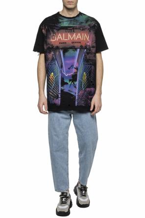 T-shirt with holes, zdjęcie 2 T-shirt with holes od Balmain